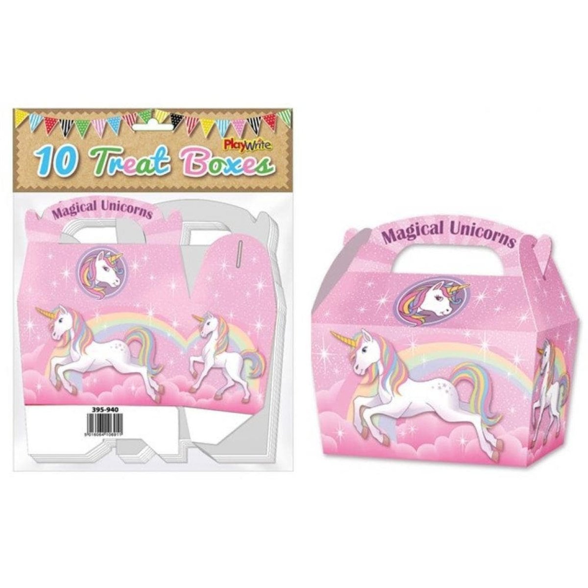 Unicorn 10 Pack Of Treat Boxes - PoundToys